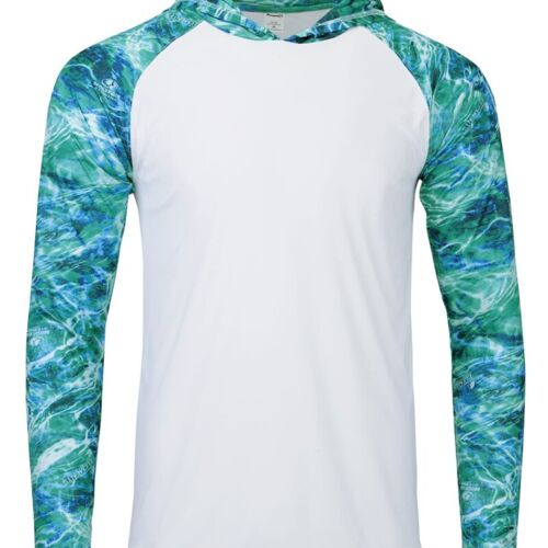 Men's Biloxi Performance Colorblocked Hooded Sweatshirt Thumbnail