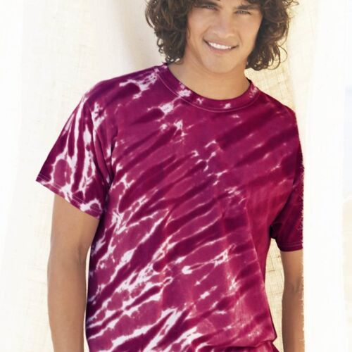 Tiger Stripe Tie-Dyed T-Shirt Thumbnail