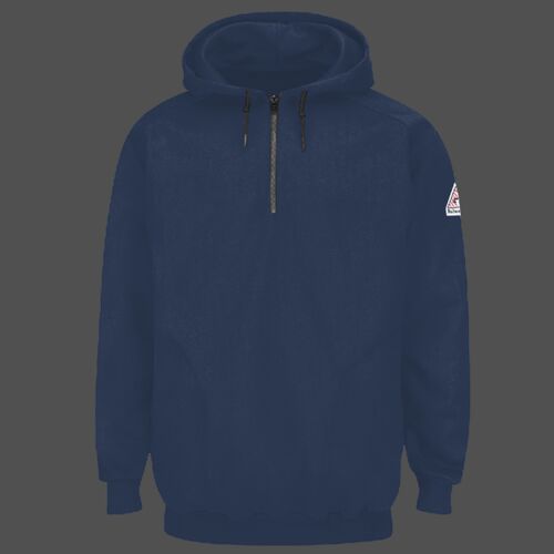 Men's Flame Resistant Quarter-Zip Hooded Sweatshirt Thumbnail