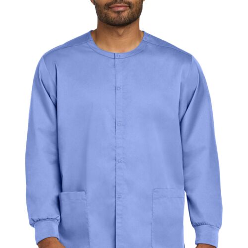 Unisex WorkFlex Snap Front Scrub Jacket Thumbnail