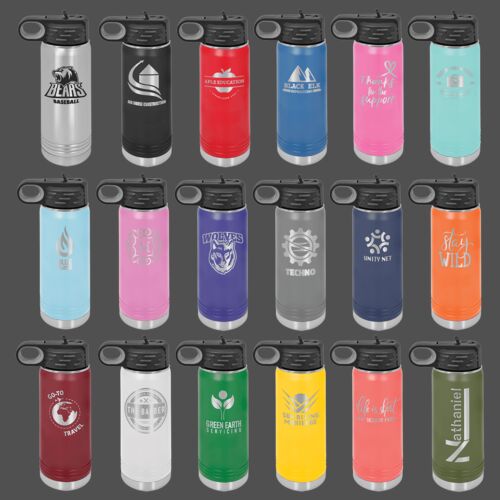 Premium Polar Camel 20oz Water Bottle - 12 Pack Thumbnail